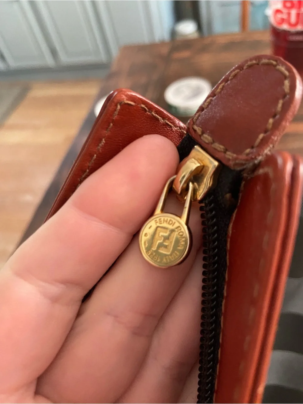 Vintage Fendi Black Clutch